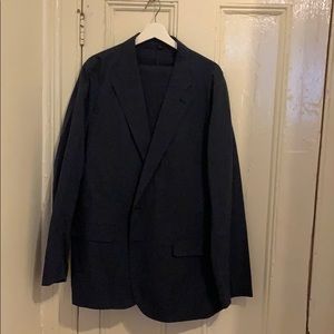 JCrew Ludlow Linen Navy Suit Jacket and Pants